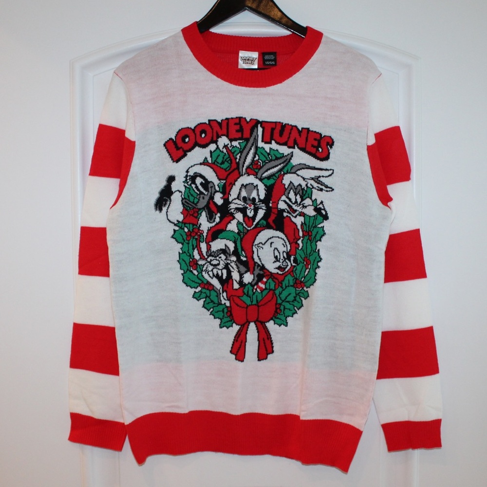 Looney Toons Christmas sweater (men’s L) (NWT)